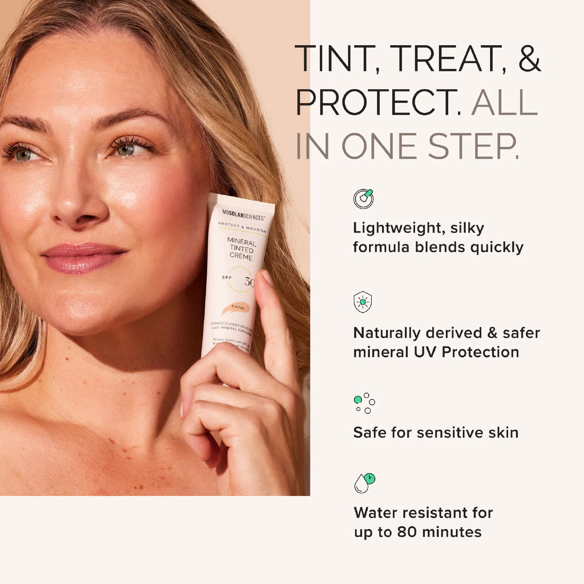 SUNSCREEN - Mineral Tinted Crème SPF 30